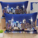 PETTI Artigiani Italiani - Kussenslopen voor bed, 1 paar kussenslopen 50 x 80 cm, kussenslopen van hypoallergene microvezel, gemaakt in Italië, New York kussenslopen