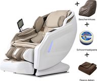 Relif™ Comfortbron Massagestoel Elektrisch, Lichaamsscan, SL-Track, Thai Stretch, Zero Gravity, Wit