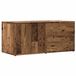 vidaXL Tv-meubel 80x34x35,5 cm bewerkt hout oud houtkleurig