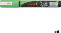 Uni-ball Krijtstift Chalk rond fluo groen | 6 stuks
