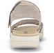Gabor Dames Platte Sandalen Beige Suède Maat 42