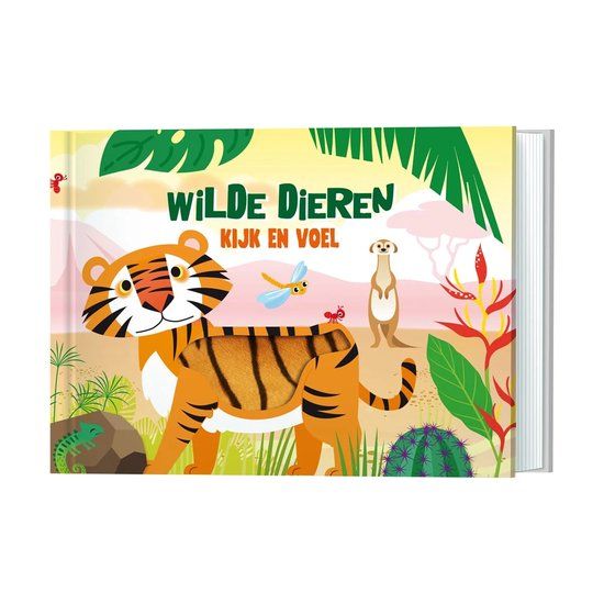 Kijk en voel - Wilde dieren | Hardcover