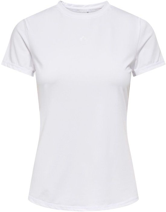 ONLY PLAY T-shirts ONPBREE T-shirts Dames Wit Polyester Korte Mouw Effen Herfst/Winter 2026