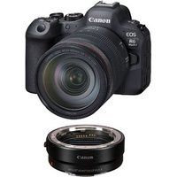 Canon EOS R6 II kit RF 24-105mm IS USM + Adapterring EF-EOS R