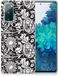 Samsung TPU Hoesje voor Samsung Galaxy S20 FE Black Flowers