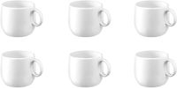 Medard De Noblat yaka white koffie & theekop 20 cl - 6 delig - porselein