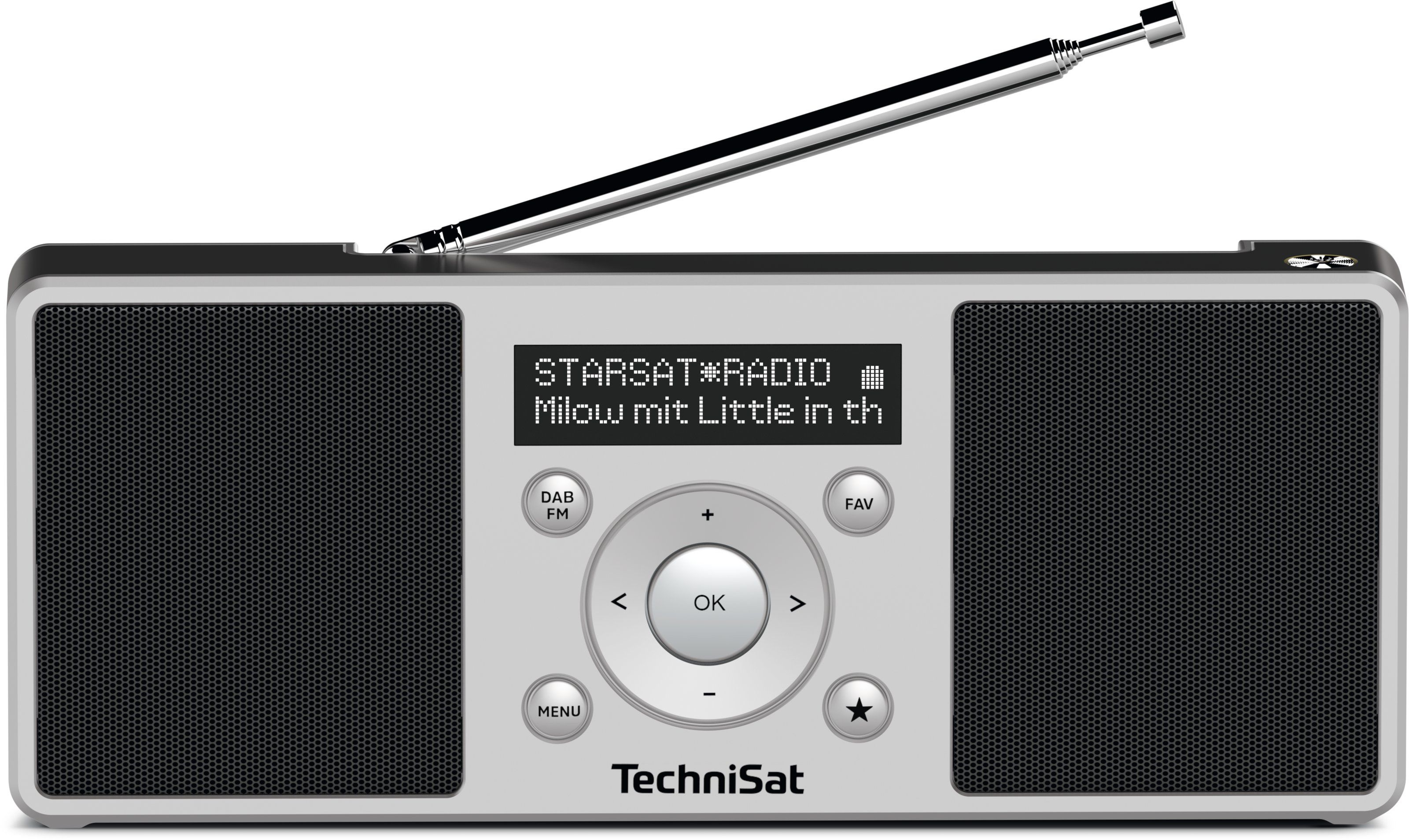 TechniSat DIGITRADIO 1 S Portable DAB/FM Radio - Black/Silver