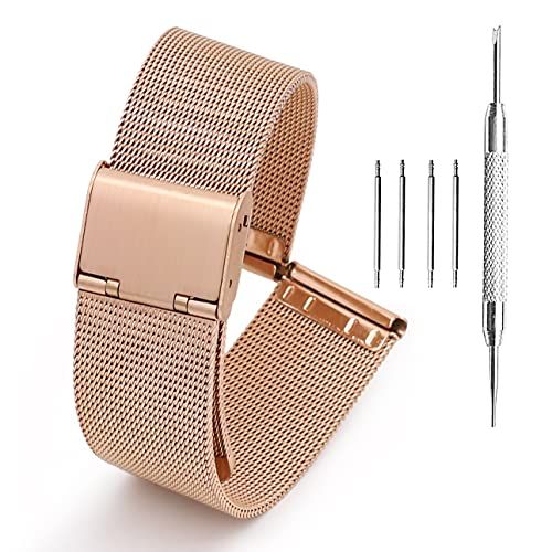 ADALLOR Horlogebandje 22mm 20mm 18mm 16mm Smart Watch Bandjes Compatibel met Gear S3/Galaxy Watch 46mm, Huawei Watch GT/Honor Magic 2 Classic, Ticwatch Pro
