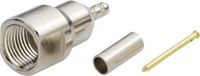 Amphenol FME1121A3-NT3G-1-50 FME-connector Stekker, recht 50 Ω