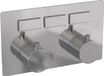 Brauer Chrome Carving 3-weg inbouwthermostaat met drukknoppen en chroom afbouwdelen