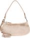 Coccinelle Sac bandoulière Merveille Fausse fourrure Mini Sac Naturel / Rosette beige