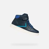 GEOX ECLYPER JONGENS Sneakers - MARINEBLAUW/LICHTBLAUW - Maat 25