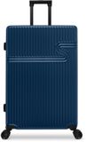 BHPPY Koffer groot 76x51x28 cm - Reiskoffer met wielen - TSA Slot - 86L - Signature koffer Dark Denim