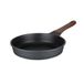 Resto Kitchenware Capella Poêle multifonction Ronde Noir/Bois Aluminium 28 cm