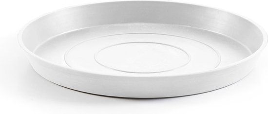 Ecopots Saucer Round - Pure White - Ø28.7 x H3 cm