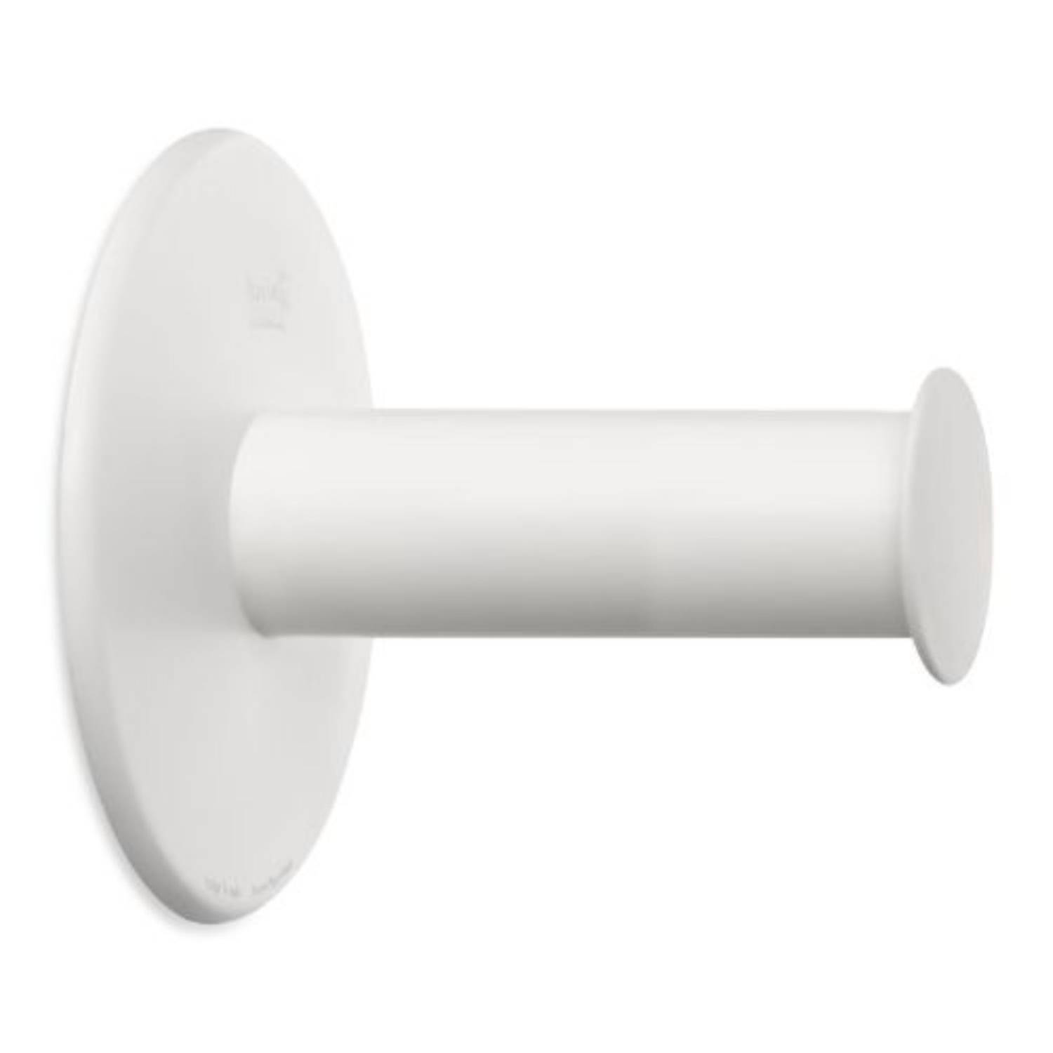 koziol Toiletrolhouder met wandbevestiging, Organic, Wit - | Plug'N'Roll