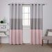Exclusieve Exclusive Home Chateau Gordijnen met oogjes, gestreept, kunstzijde, 137,2 x 213,4 cm, blush