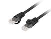 Lanberg PCU6-10CU-0150-BK câble réseau Noir 1,5 m Cat6 U/UTP