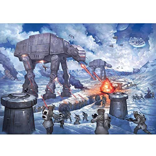 Schmidt Spiele 59952 Thomas Kinkade, Lucas Film, Star Wars, The Battle of Hoth, puzzel van 1.000 stukjes, kleurrijk