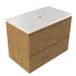 Saniclass Badkamermeubelset - 80x45x63cm - Mat eiken natural