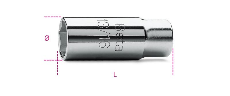 Beta 1/2” Bougiedopsleutels 956C 16