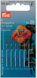 Prym Borduurnaalden staal No. 20 m. punt 1,00x43mm 6 st.