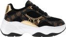 Guess Harpaa dames sneaker - Zwart multi - Maat 39