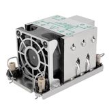 SilverStone Technology XE02-4189S, 2-HE-SFF Server/Workstation CPU-koeler voor Socket Intel LGA4189, SST-XE02-4189S (zilver+zwart)