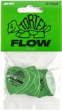 Dunlop Tortex Flow Plectrums - 0.88 mm Groen - Player's Pack 12 Stuks