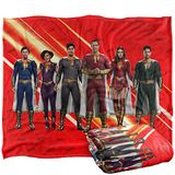 SHAZAM FILM FURY OF THE GODS Silky Touch superzachte plaid 152 x 127 cm