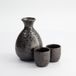 Tokyo Design Studio Ensemble de saké Kuro Tetsusabi 3 pièces