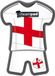Antislip Chinchilla Antislipmat in Engeland Jersey design - Autohouder voor mobiele telefoons en GPS - Jersey stijl - Voor het wereldkampioenschap voetbal - Waterdichte mat zonder lijm