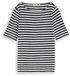 TOM TAILOR Shirt navy / wit