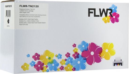 FLWR - Toner TN-2120 Zwart - Geschikt voor Brother