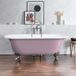 Hudson Reed Baignoire sur pieds Classique 173cm x 78cm - Lupin Purple (Violet), avec pieds de baignoire chromés | Richmond