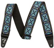 Fender Pasadena Geweven Gitaarband Blue Snowflake