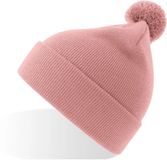 Atlantis Headwear - Kids Wind-s with Pompom Beanie - Pink - One Size