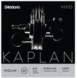 D'Addario Kaplan Vivo KV310 4/4 Light jeu de cordes de violon