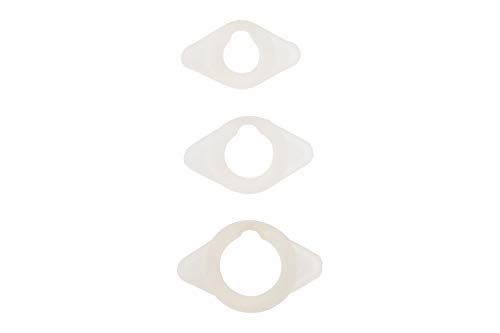 Fröhle LR004 liefdesringen set van 3 16/21/26 mm - wit