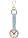 Carlo Colucci Sleutelhanger 'Covre' blauw / goud