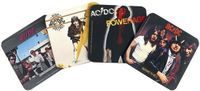 AC/DC KKL Set de sous-verres - 4 pièces - Multicolore