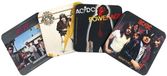 AC/DC KKL Set de sous-verres - 4 pièces - Multicolore