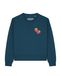 Watapparel Sweatshirt ' Strawberry ' petrol / rood