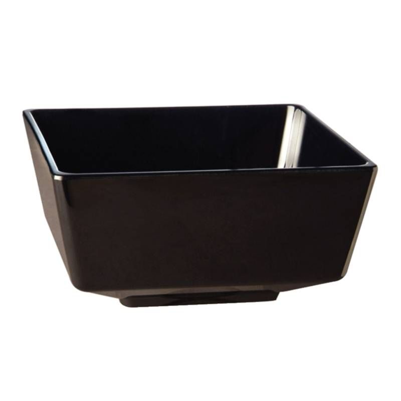 APS Melamine schaal float - Zwart - 25.5x25.5 cm