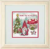 Dimensions Gnome for the Holidays - Borduurpakket - 15 x 15 cm