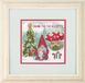 Dimensions Gnome for the Holidays - Borduurpakket - 15 x 15 cm
