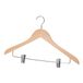 García de Pou 165.45 - Hangers met Clips 43,5X1,2X27 Cm Naturel Hout - 6 stuks
