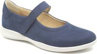 Hartjes Blauwe Dames Bandschoenen Wijdte G