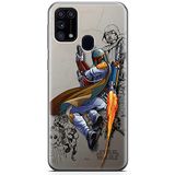 ERT GROUP mobiel telefoonhoesje voor Samsung M31 origineel en officieel erkend Star Wars patroon Boba Fett 003