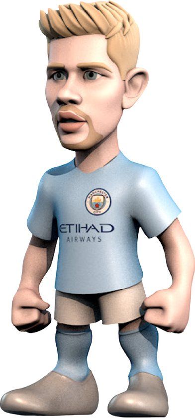 MINIX Football Stars #132 - Manchester City - Kévin de Bruyne "017" - Figuur 12cm